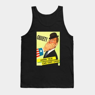 WW2 anti-spys american propaganda Tank Top